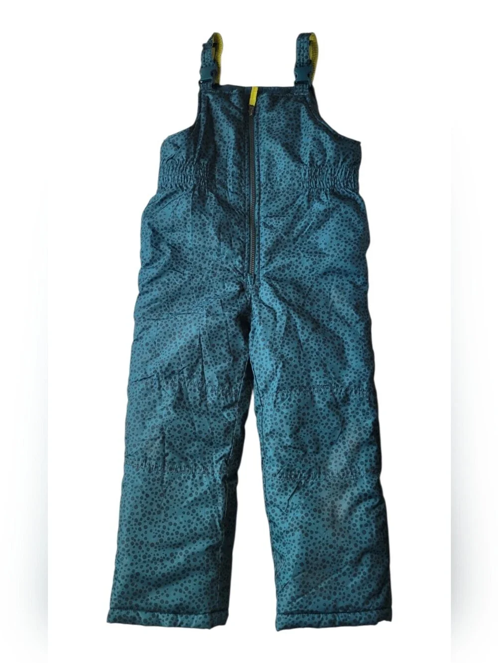 Carter's Toddler Teal Snow Bib Overalls Sz L/7